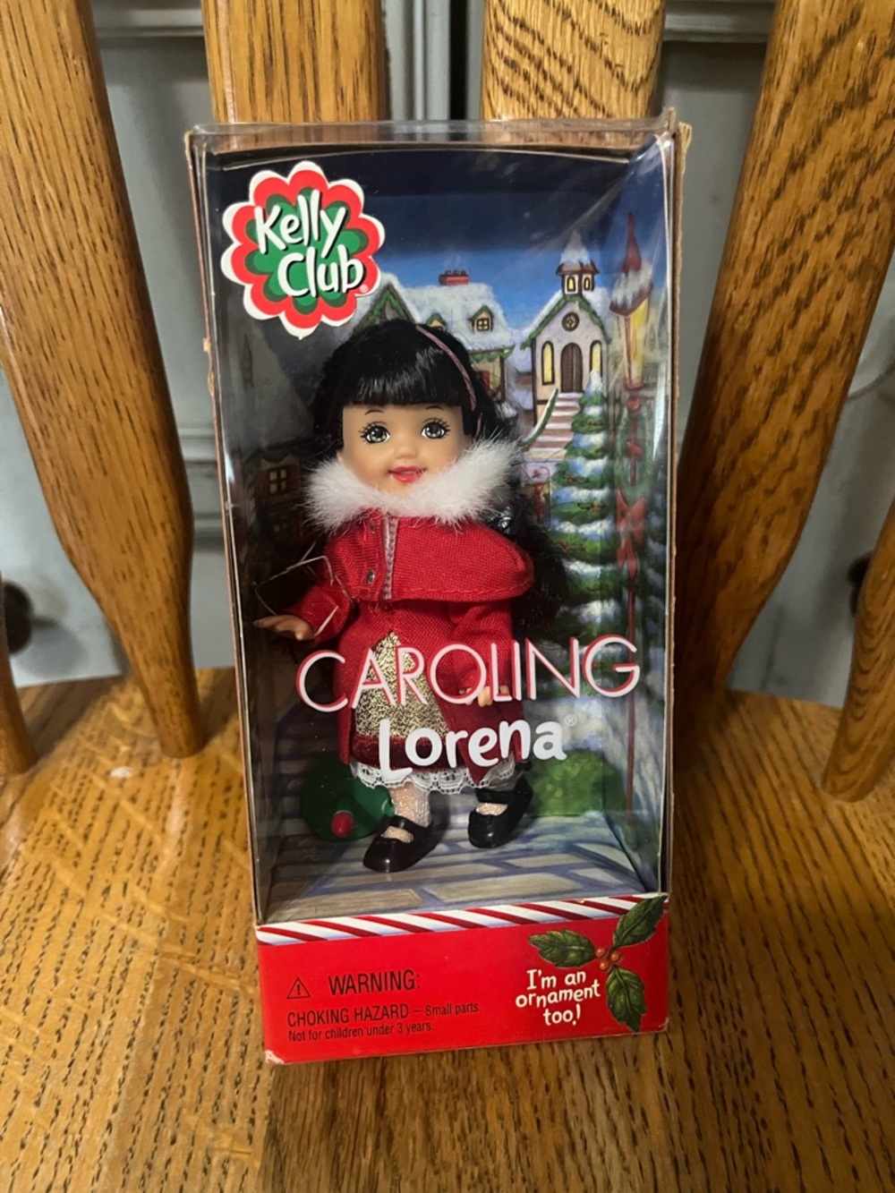 Mattel Kelly Club Caroling Lorena Doll in Red Coat with White Fur Trim